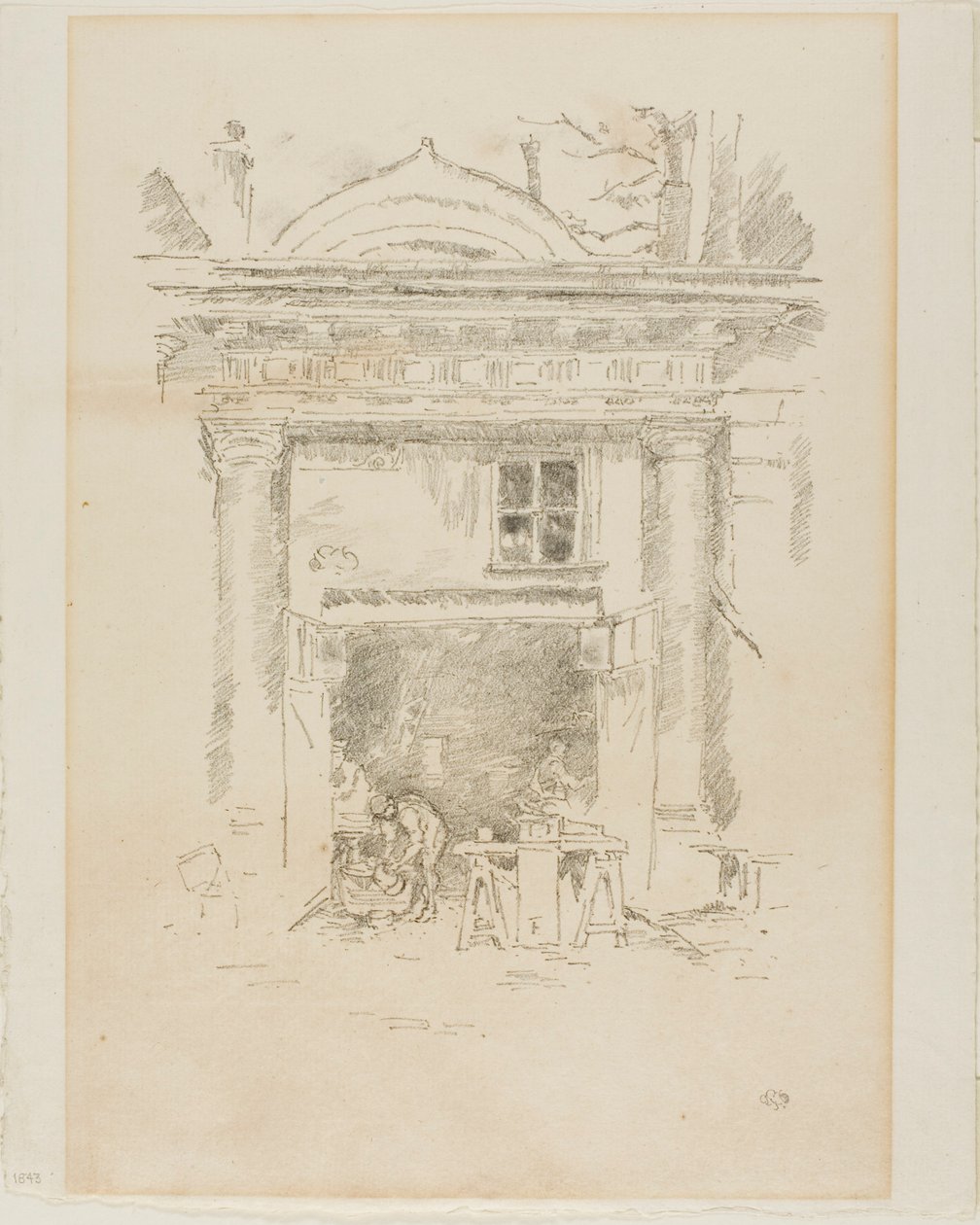 Whitesmiths, Impasse des Carmélites autorstwa James McNeill Whistler
