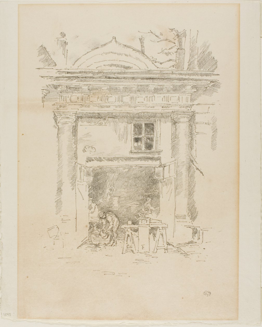 Whitesmiths, Impasse des Carmélites autorstwa James Abbott McNeill Whistler