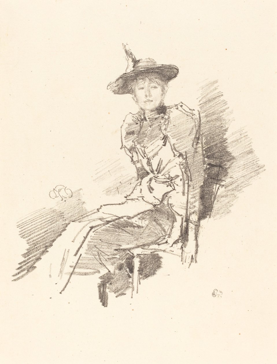 Skrzydlaty Kapelusz autorstwa James Abbott McNeill Whistler