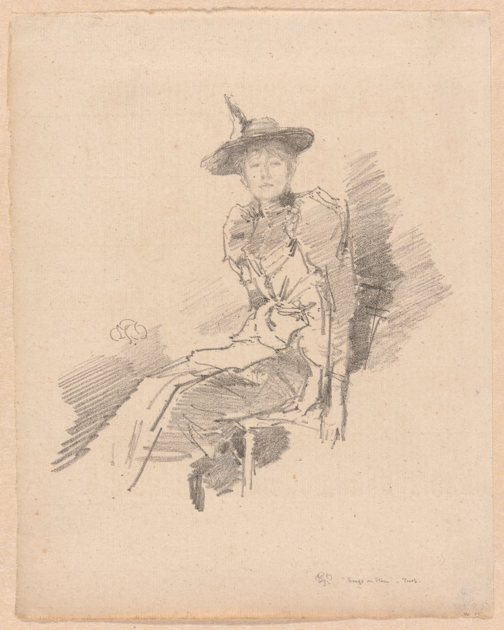 Skrzydlaty Kapelusz autorstwa James Abbott McNeill Whistler