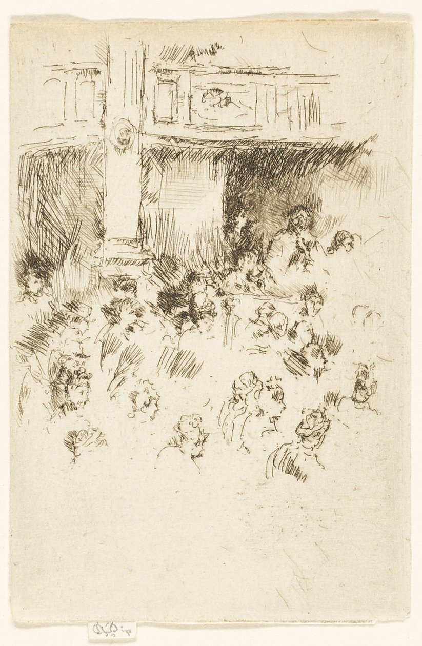 Teatr, Loches autorstwa James Abbott McNeill Whistler