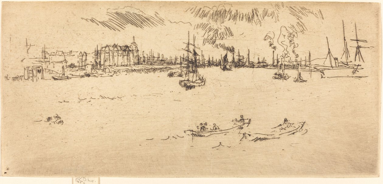 Tilbury autorstwa James Abbott McNeill Whistler