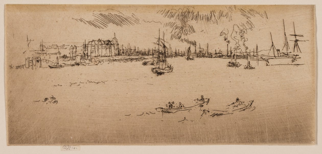Tilbury autorstwa James Abbott McNeill Whistler