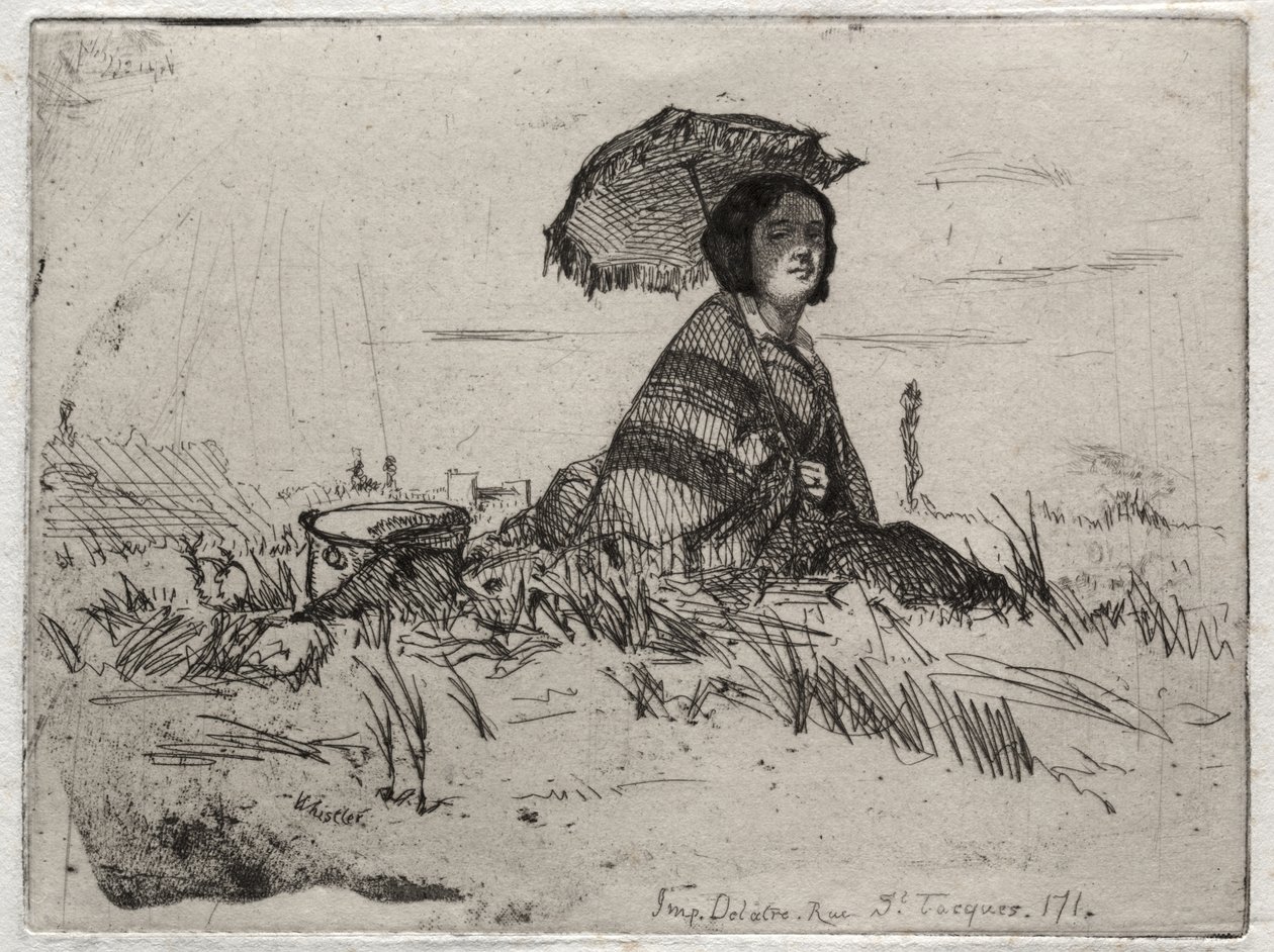 Dwanaście akwafort według natury: W pełnym słońcu autorstwa James McNeill Whistler
