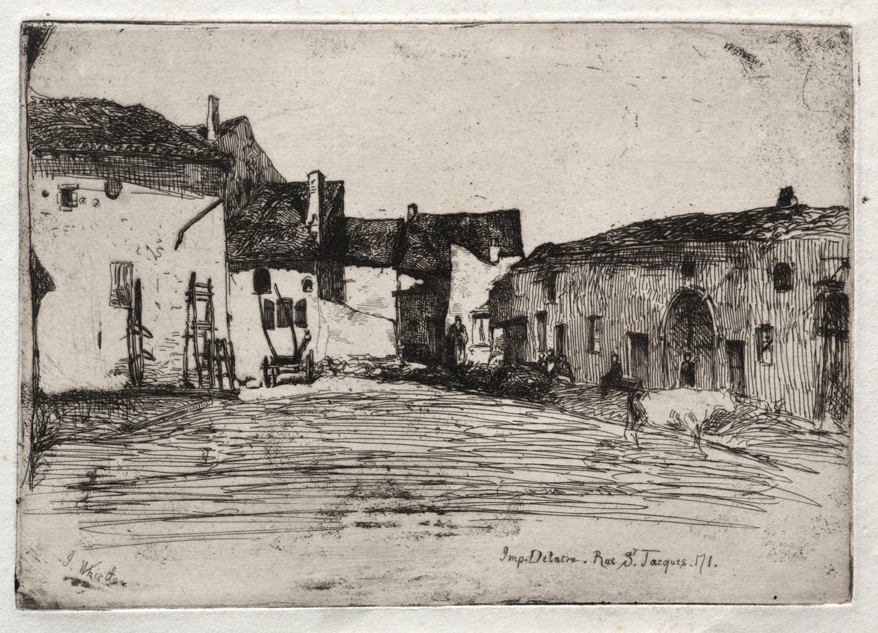 Dwanaście akwafort z natury:  Liverdun autorstwa James McNeill Whistler