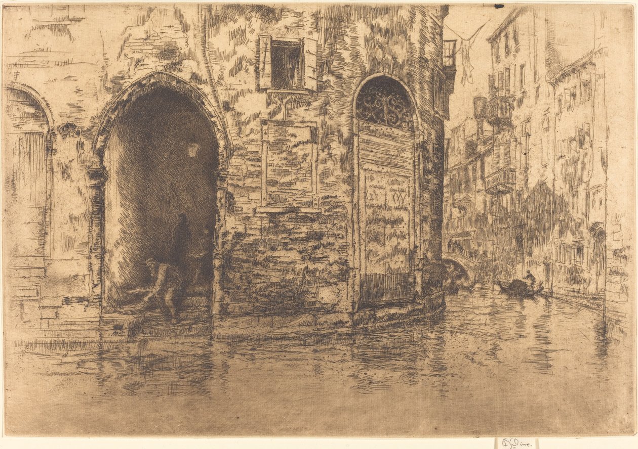 Dwoje drzwi autorstwa James Abbott McNeill Whistler
