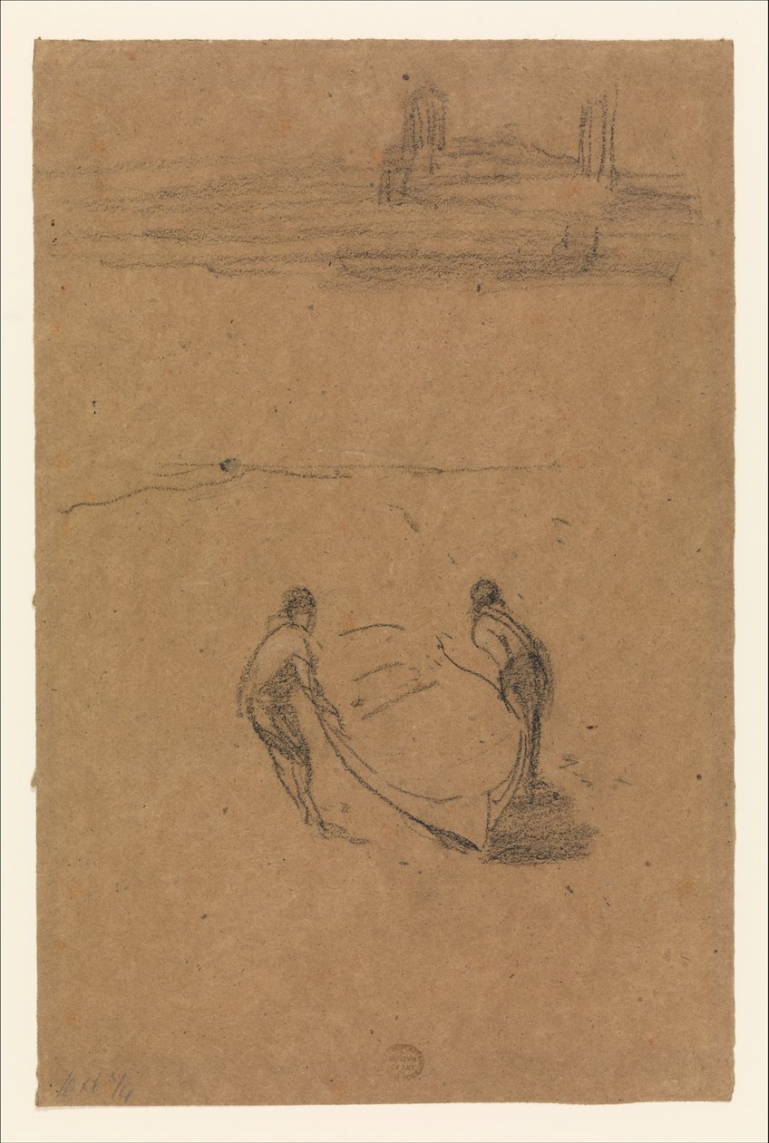 Zwei Männer und ein Boot autorstwa James McNeill Whistler