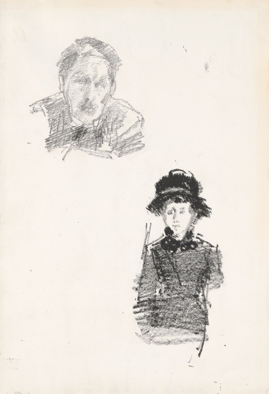 Dwa szkice autorstwa James McNeill Whistler