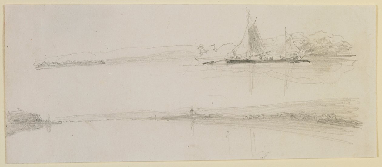 Dwie sceny na rzece autorstwa James Abbott McNeill Whistler