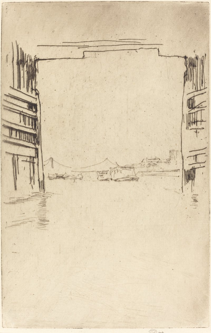 Pod starym mostem Battersea autorstwa James Abbott McNeill Whistler