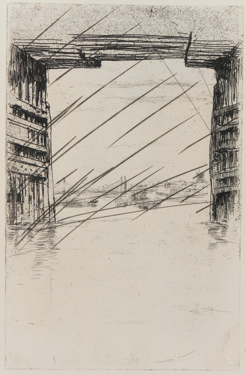 Pod starym mostem Battersea autorstwa James Abbott McNeill Whistler