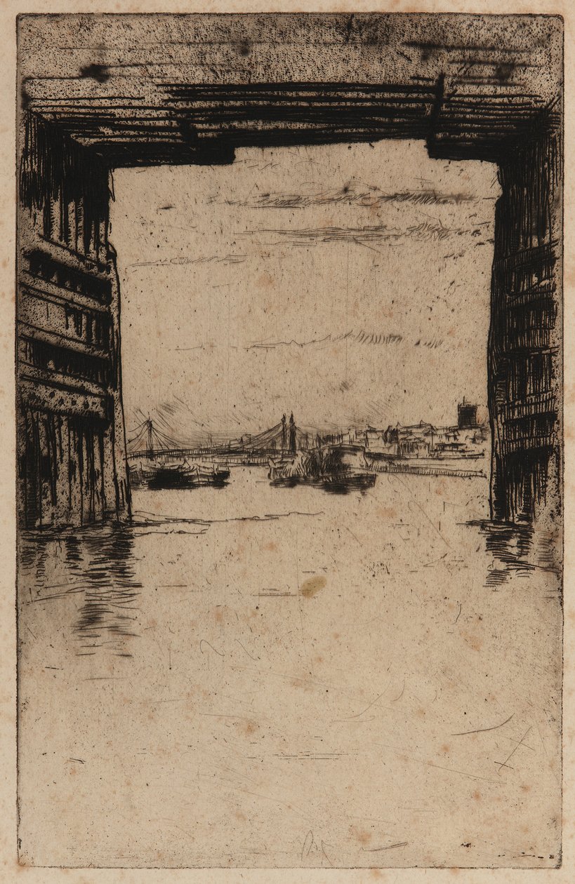 Pod starym mostem Battersea autorstwa James Abbott McNeill Whistler