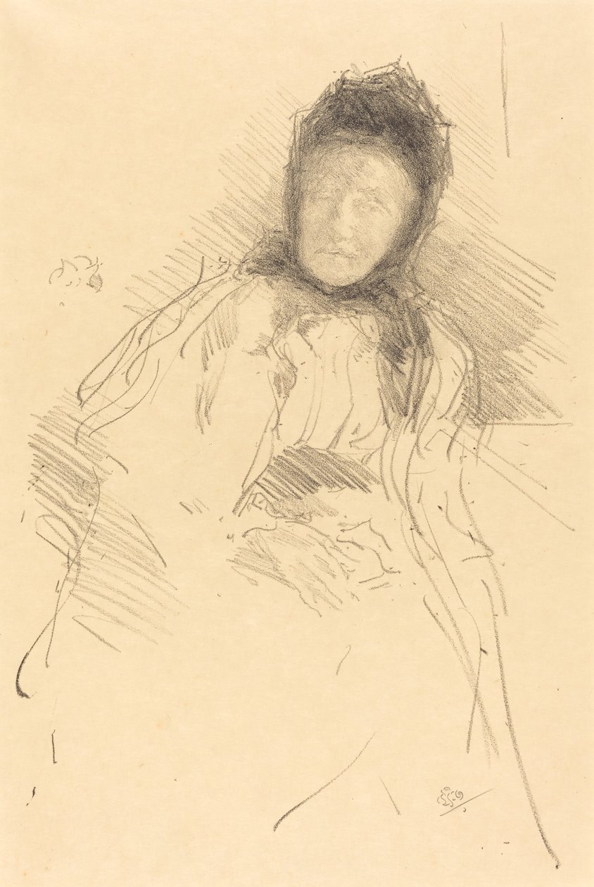 Niedokończony szkic Lady Haden autorstwa James Abbott McNeill Whistler