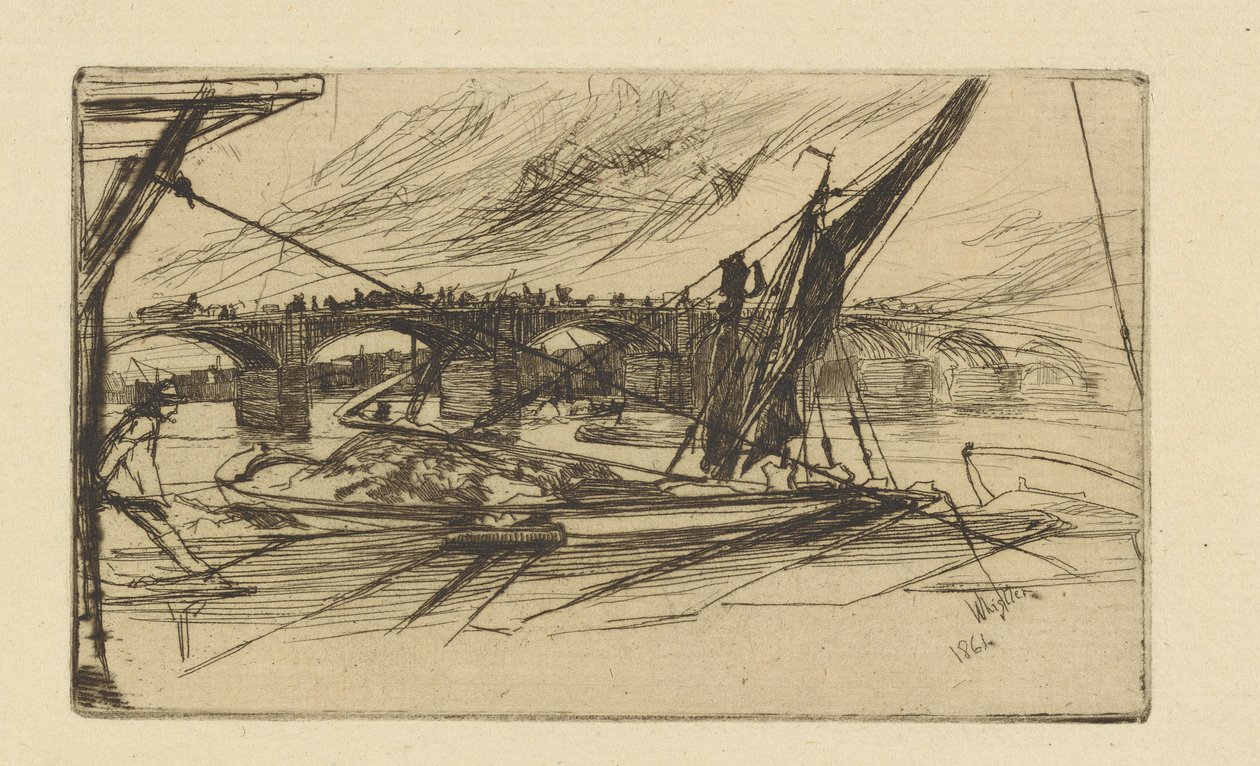 Most Vauxhall autorstwa James Abbott McNeill Whistler