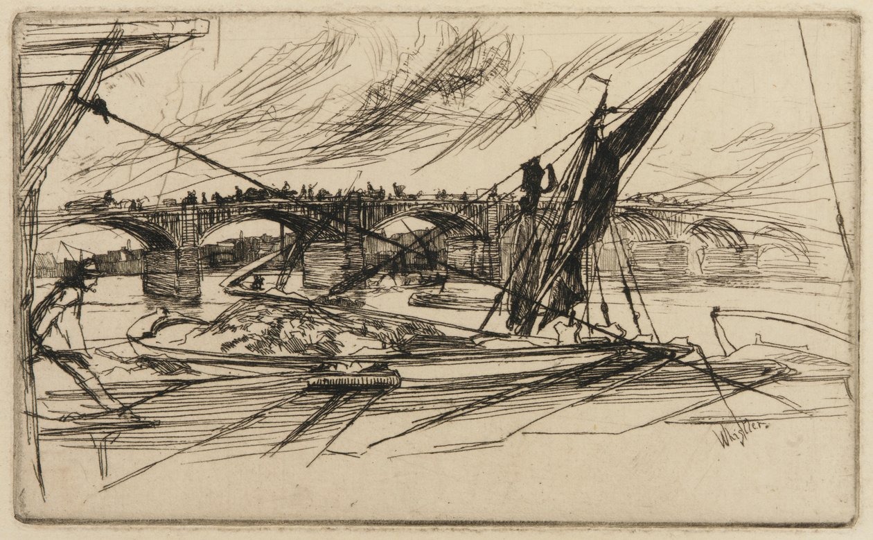 Most Vauxhall autorstwa James Abbott McNeill Whistler