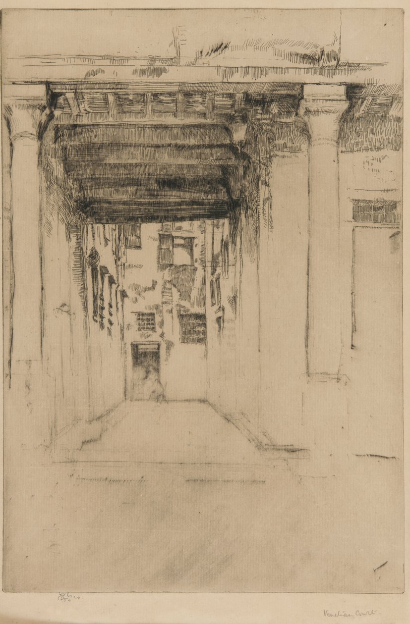 Dwór wenecki autorstwa James Abbott McNeill Whistler