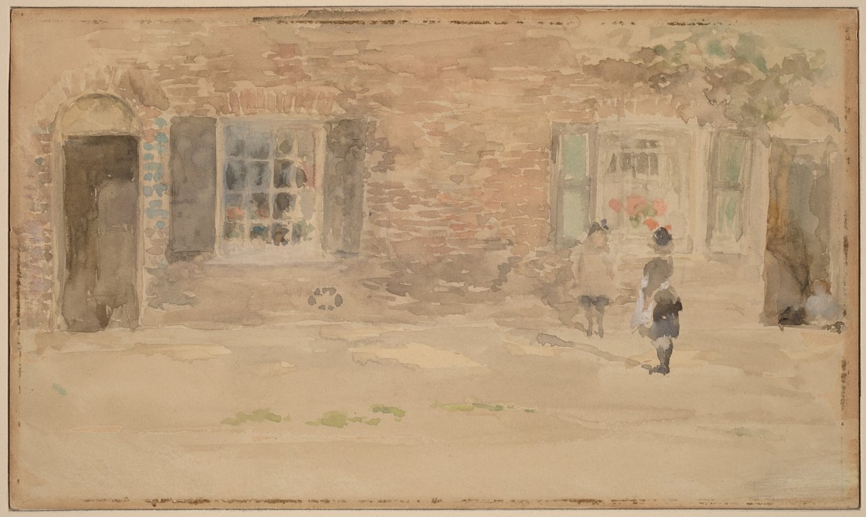 Sklep wiejski, Chelsea autorstwa James McNeill Whistler