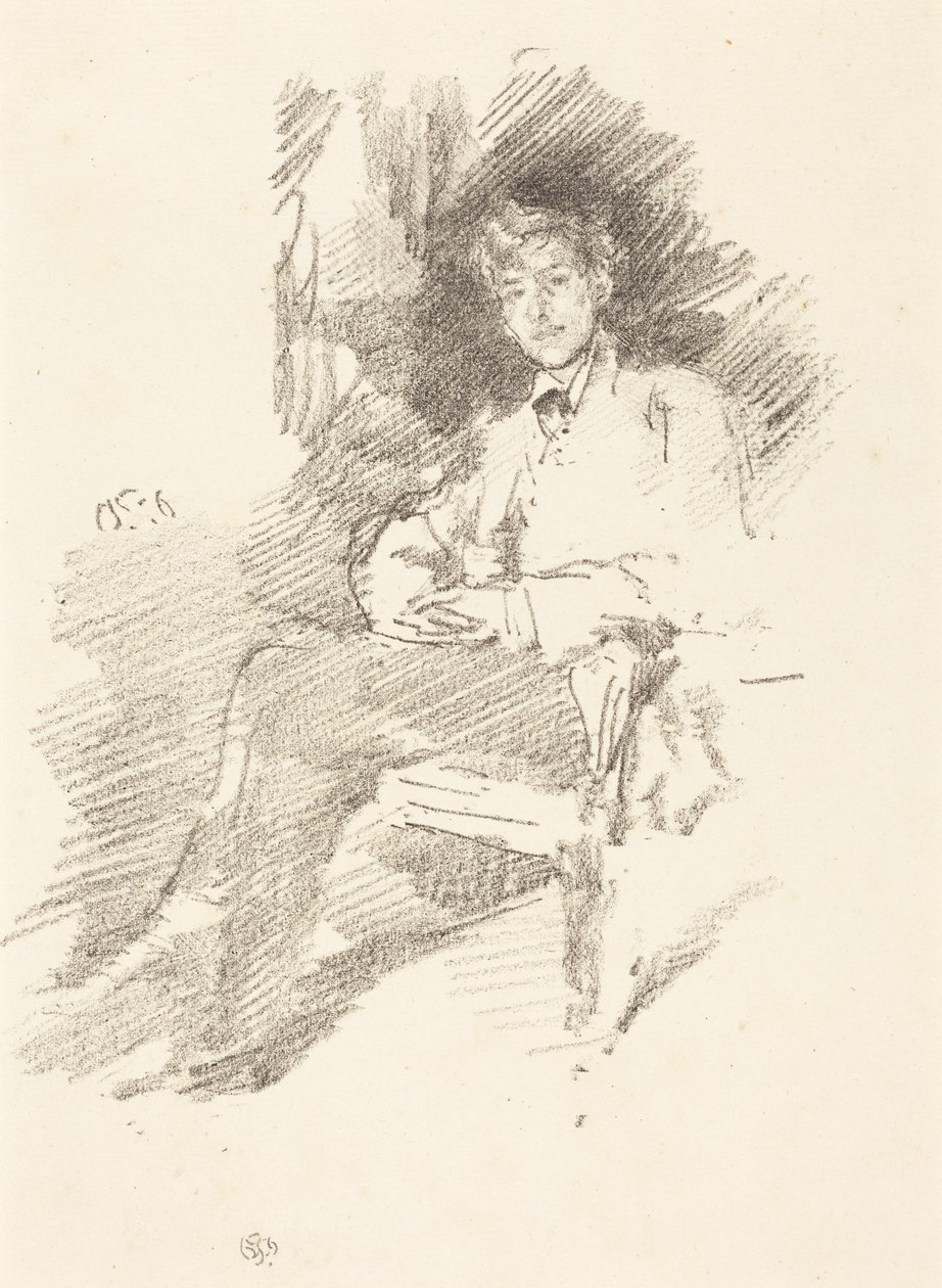 Walter Sickert autorstwa James McNeill Whistler