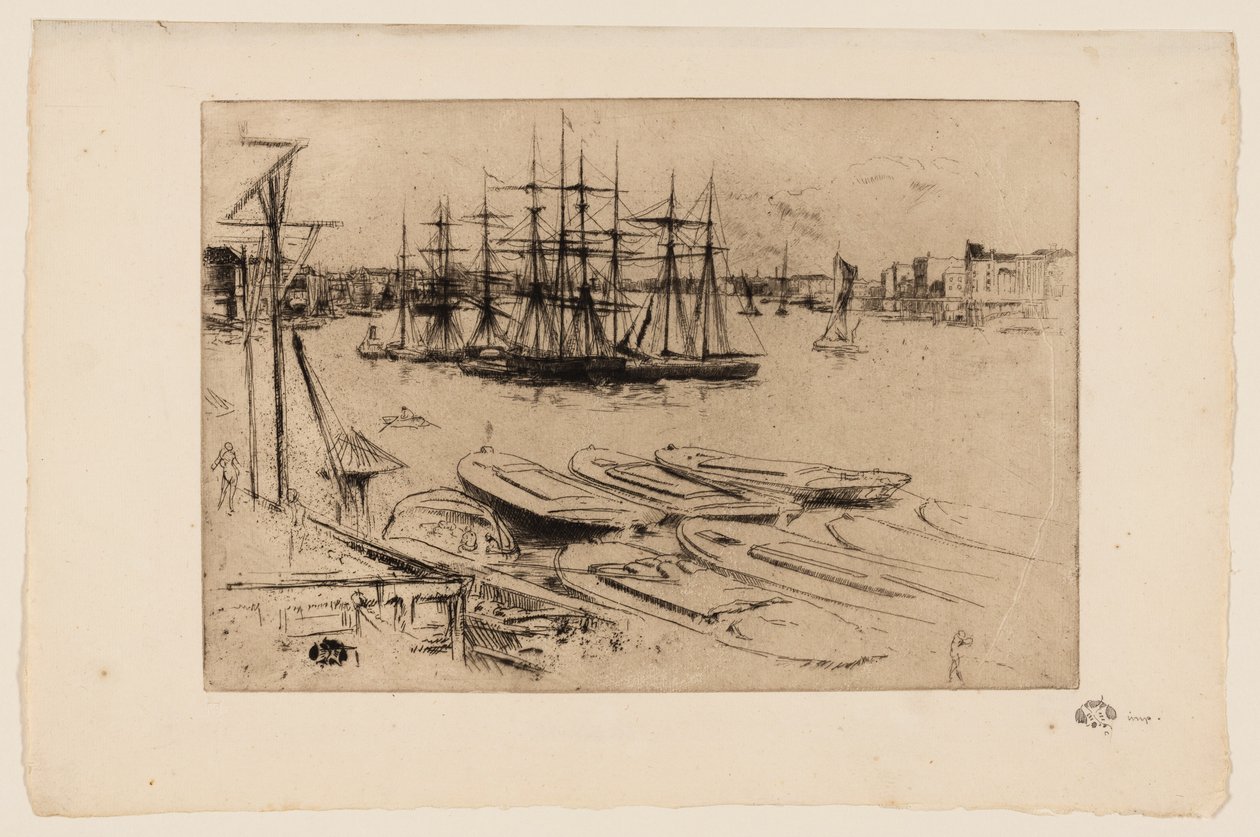 Wapowanie - Basen autorstwa James Abbott McNeill Whistler