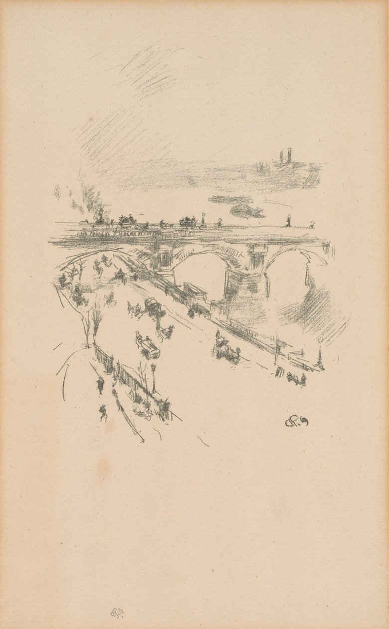 Most Waterloo autorstwa James Abbott McNeill Whistler