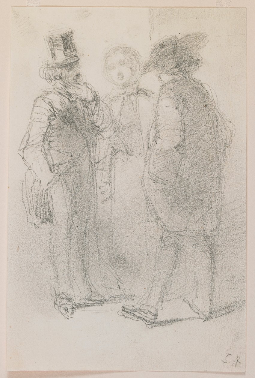 Gwizdek z przyjaciółmi autorstwa James Abbott McNeill Whistler