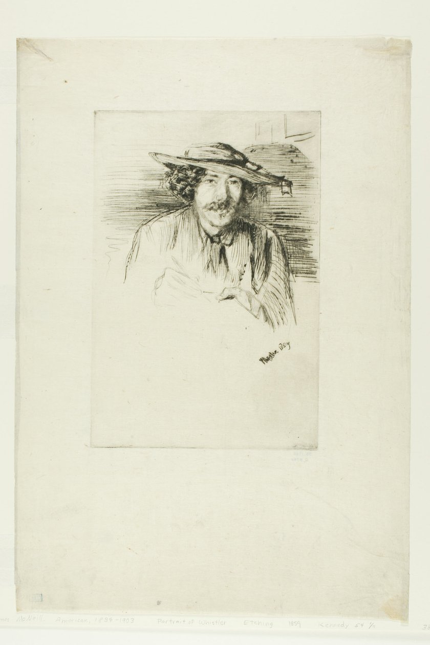 Gwizdek z kapeluszem autorstwa James Abbott McNeill Whistler