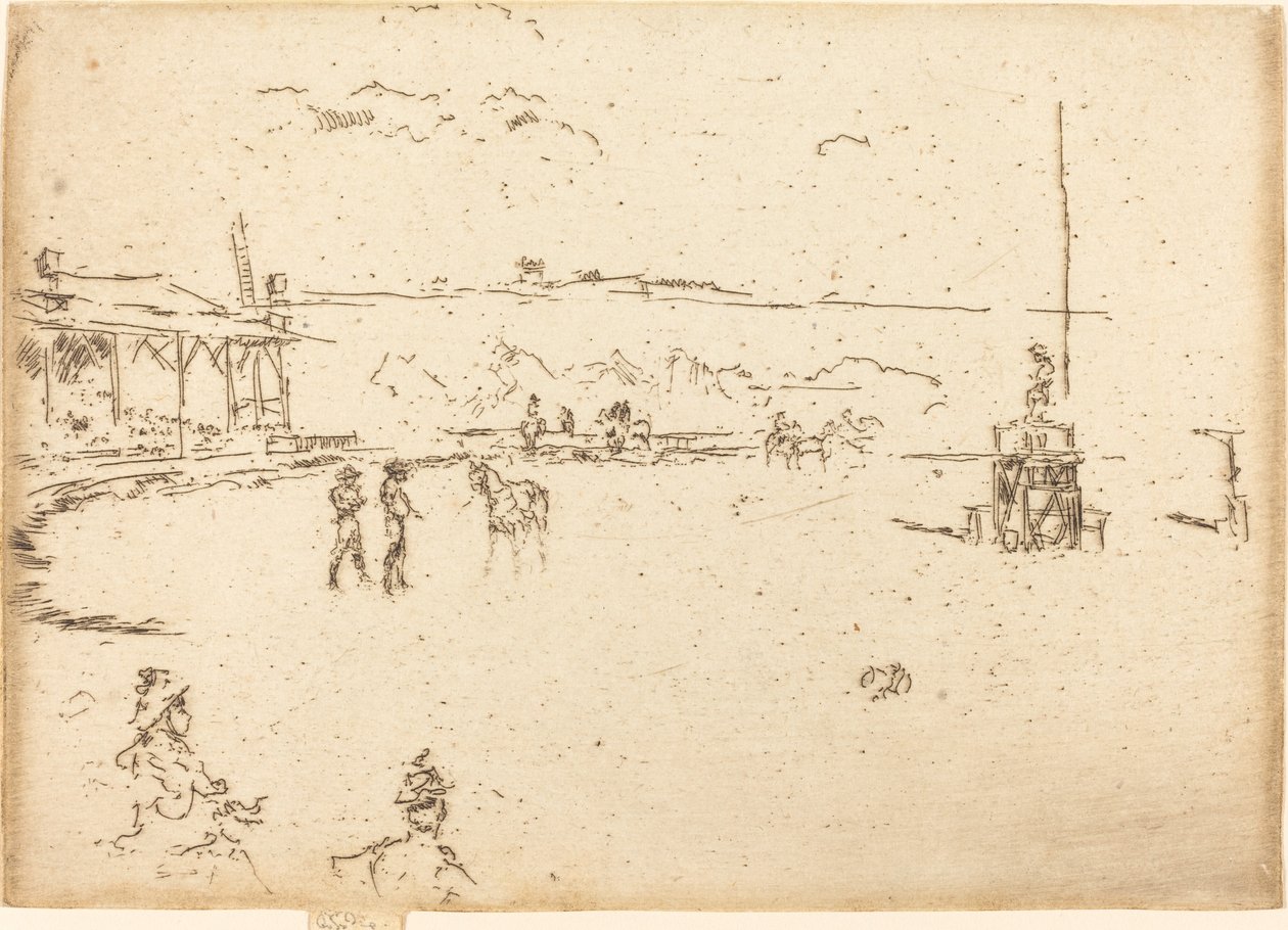 Dziki Zachód, Buffalo Bill autorstwa James Abbott McNeill Whistler