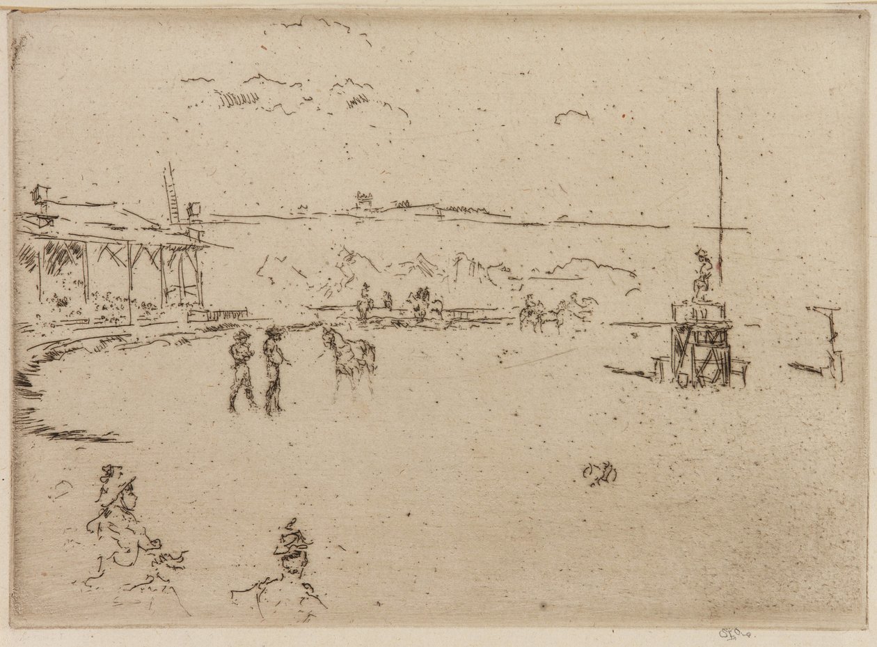 Dziki Zachód: mówca autorstwa James Abbott McNeill Whistler