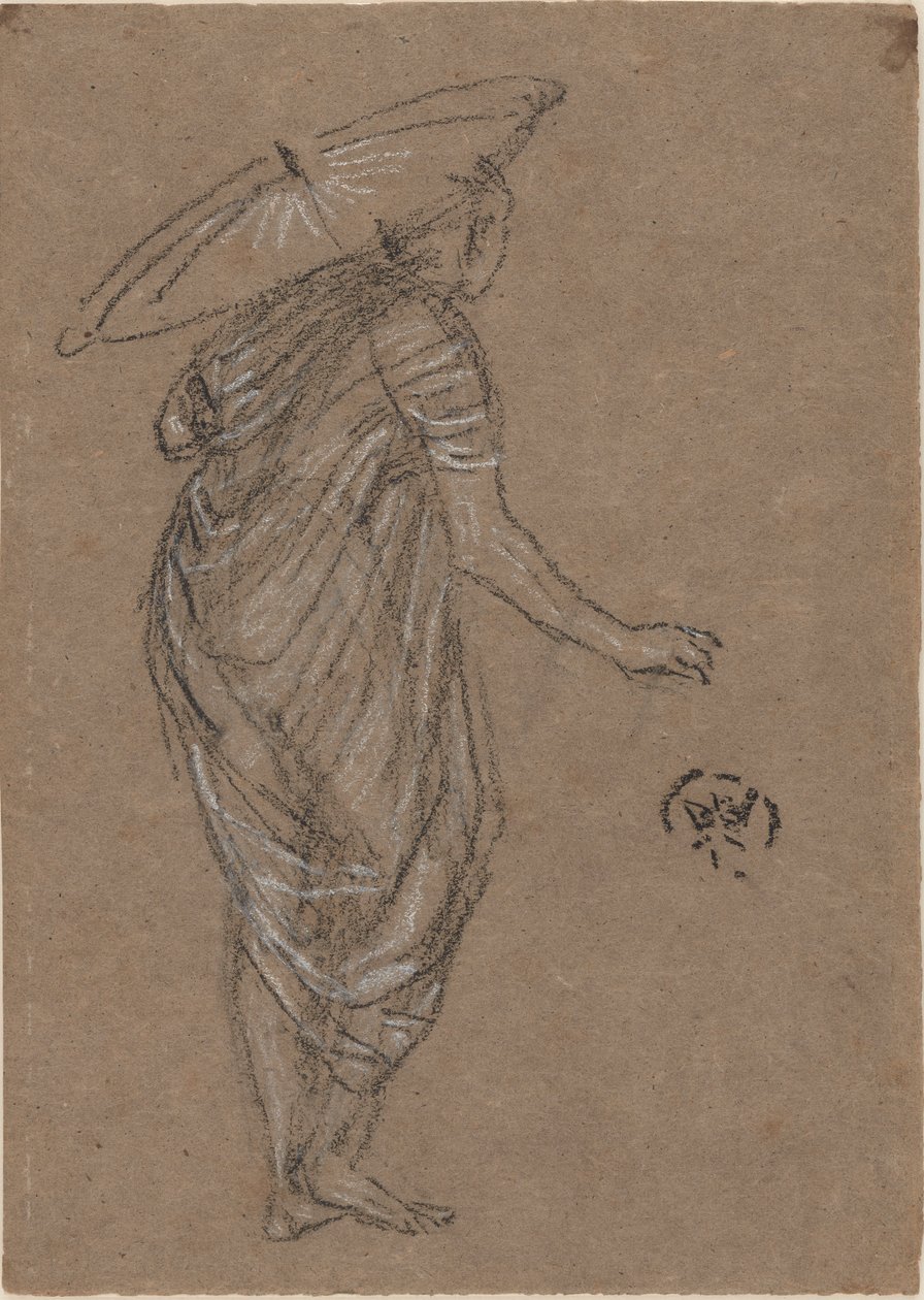 Kobieta z parasolem autorstwa James Abbott McNeill Whistler