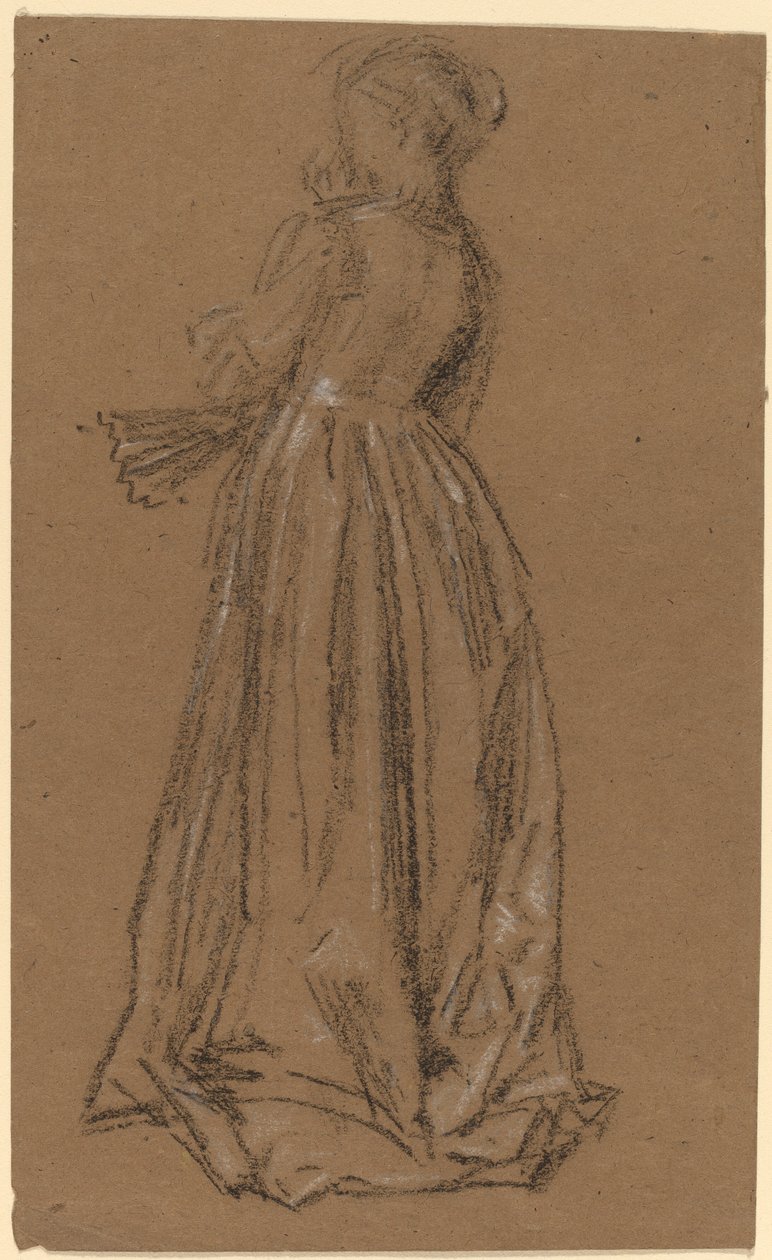 Kobieta z wachlarzem autorstwa James Abbott McNeill Whistler