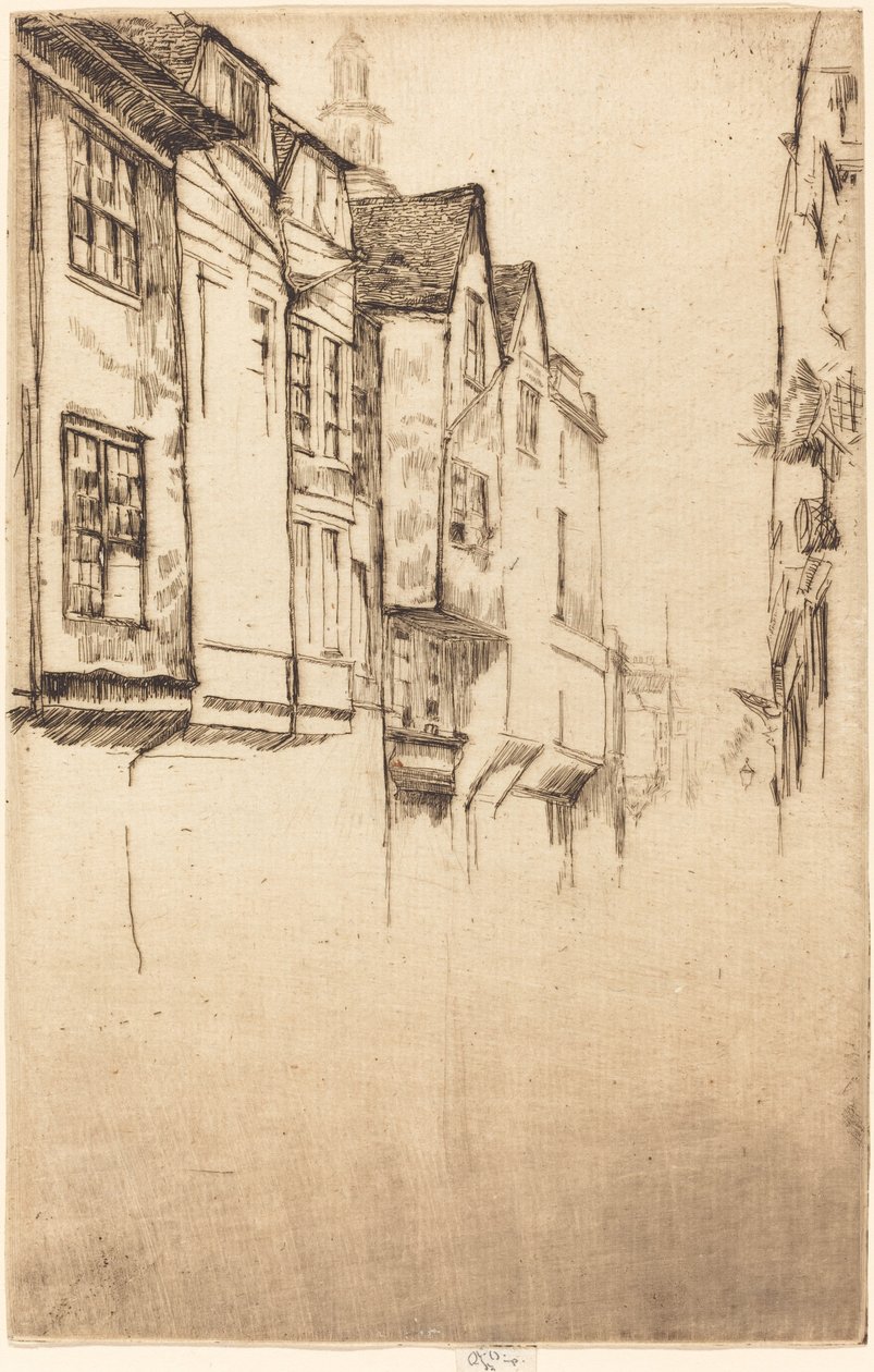 Wielka ulica autorstwa James Abbott McNeill Whistler