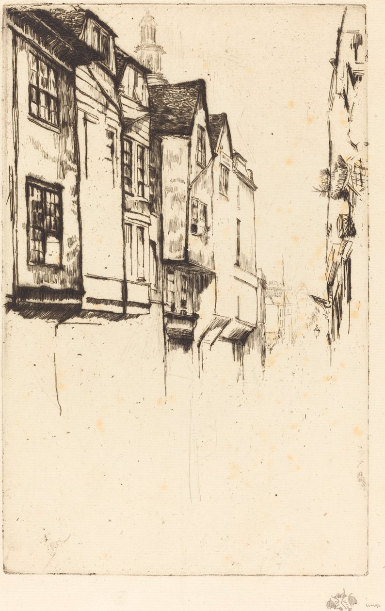 Wielka ulica autorstwa James Abbott McNeill Whistler