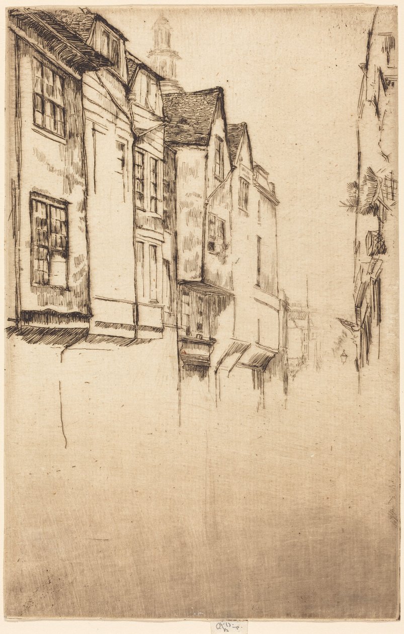 Wych Street autorstwa James McNeill Whistler