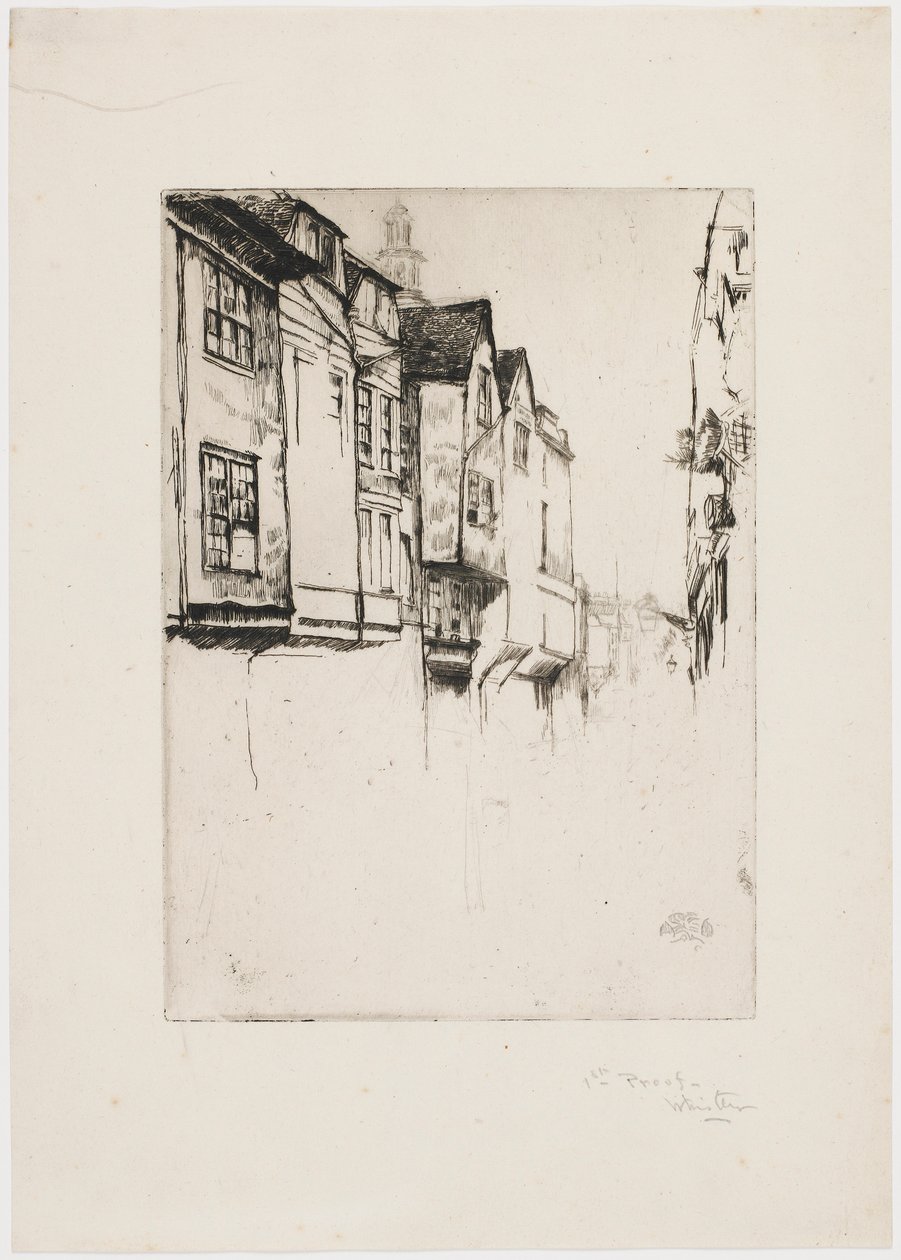 Wielka Ulica, Londyn autorstwa James Abbott McNeill Whistler