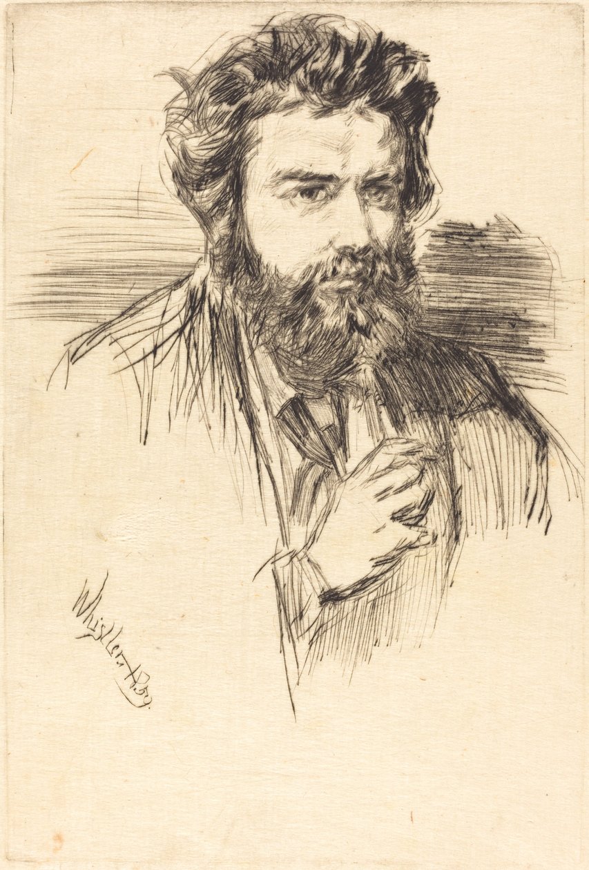 Z. Astruc, Redaktor Artysty autorstwa James Abbott McNeill Whistler