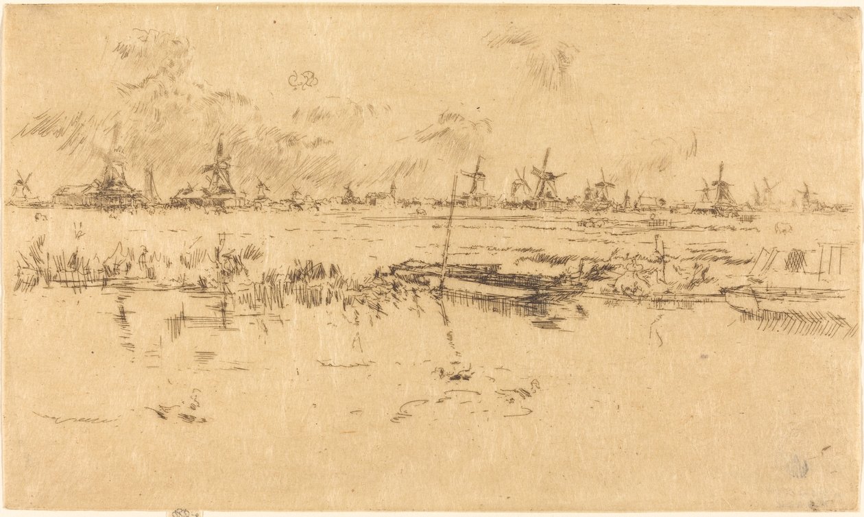 Zaandam autorstwa James Abbott McNeill Whistler