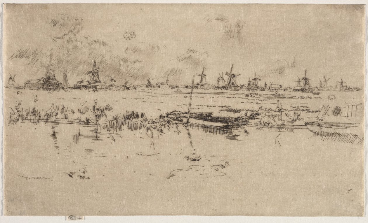 Zaandam autorstwa James McNeill Whistler