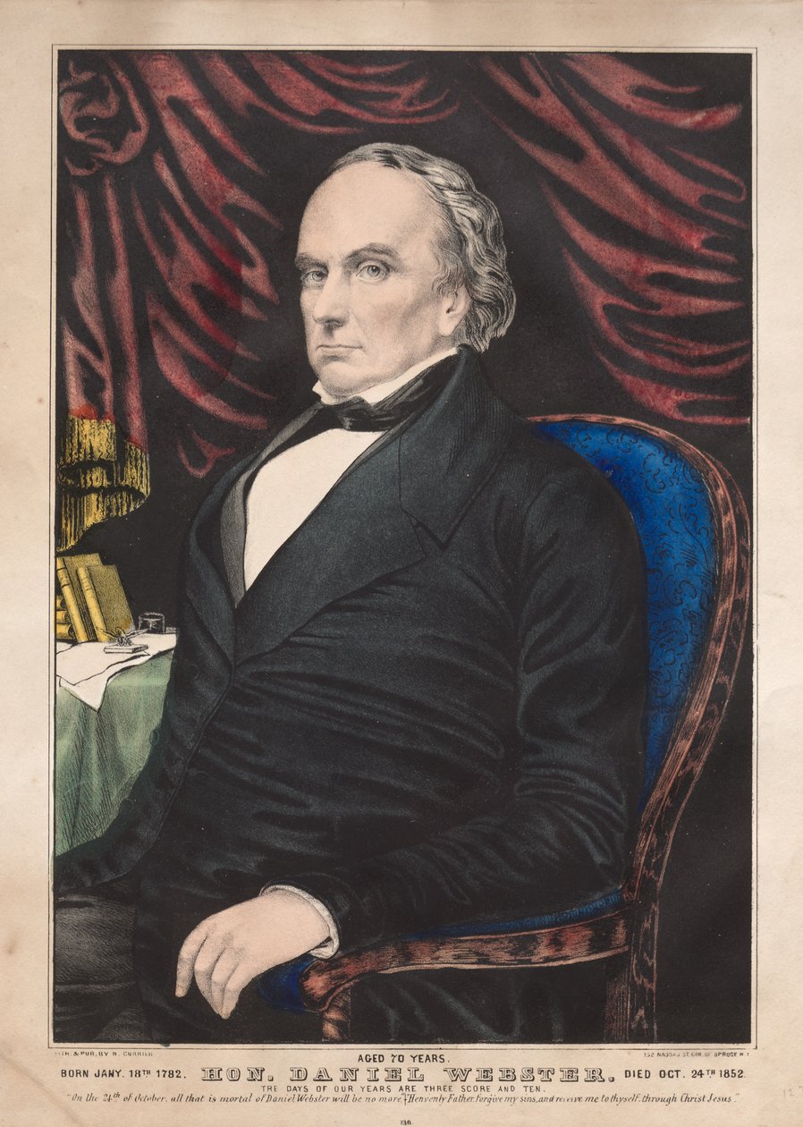 Kochanie. Daniel Webster, 70 lat autorstwa James Merritt Ives