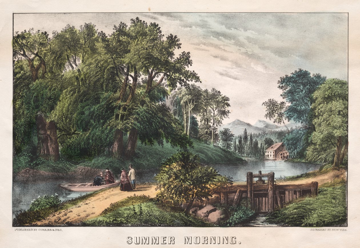 Letni poranek autorstwa James Merritt Ives
