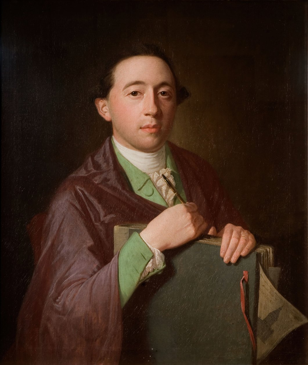 Portret Williama Westleya, 1750-1800. autorstwa James Millar