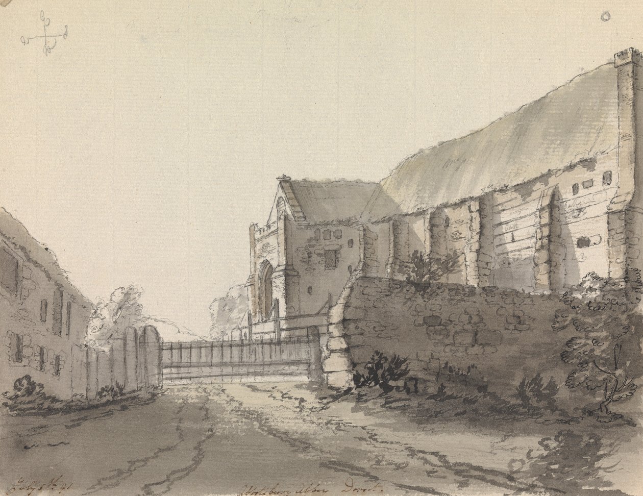 Opactwo Abbotsbury, Dorset, Anglia autorstwa James Moore