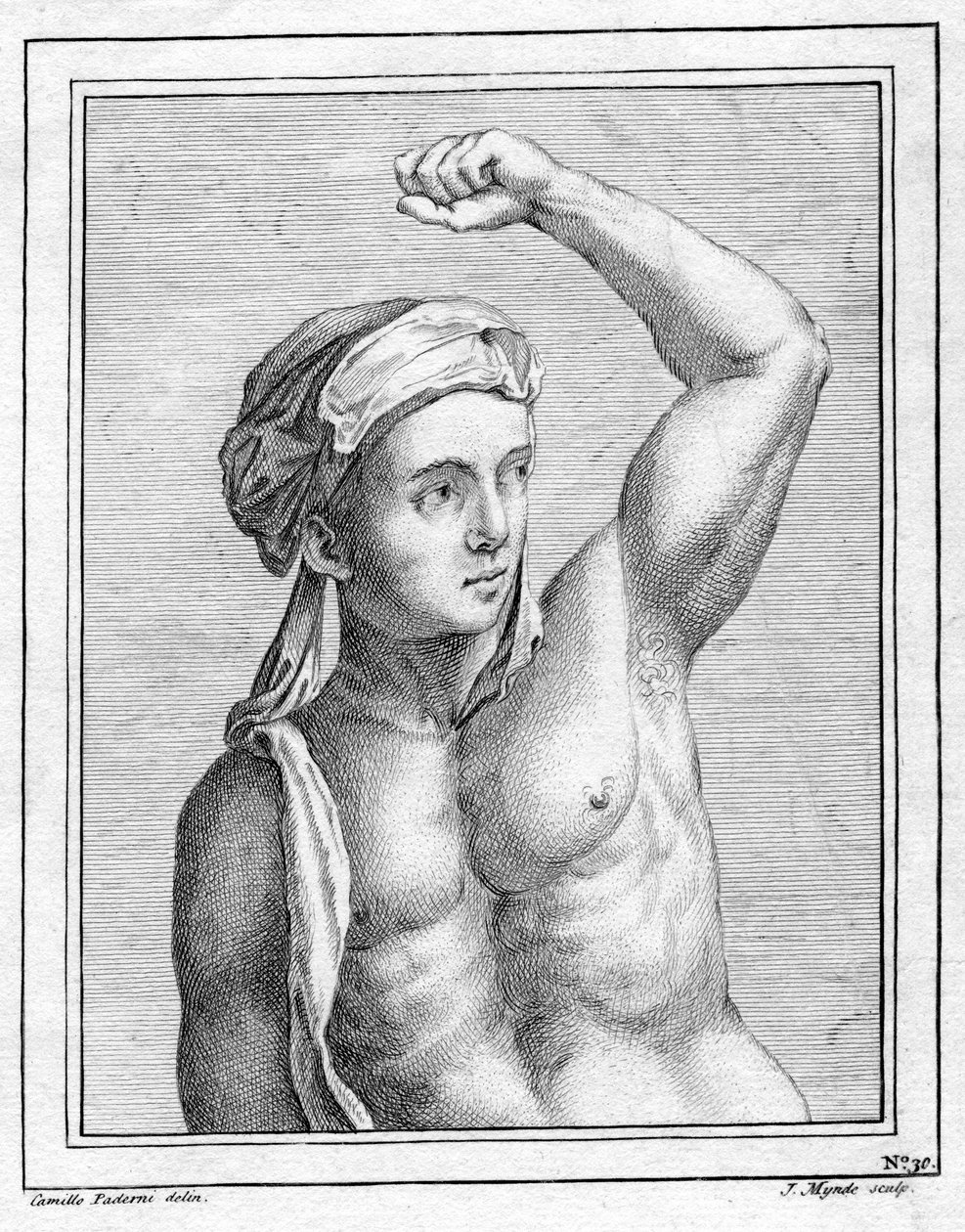 Nieznany portret, XVIII wiek autorstwa James Mynde