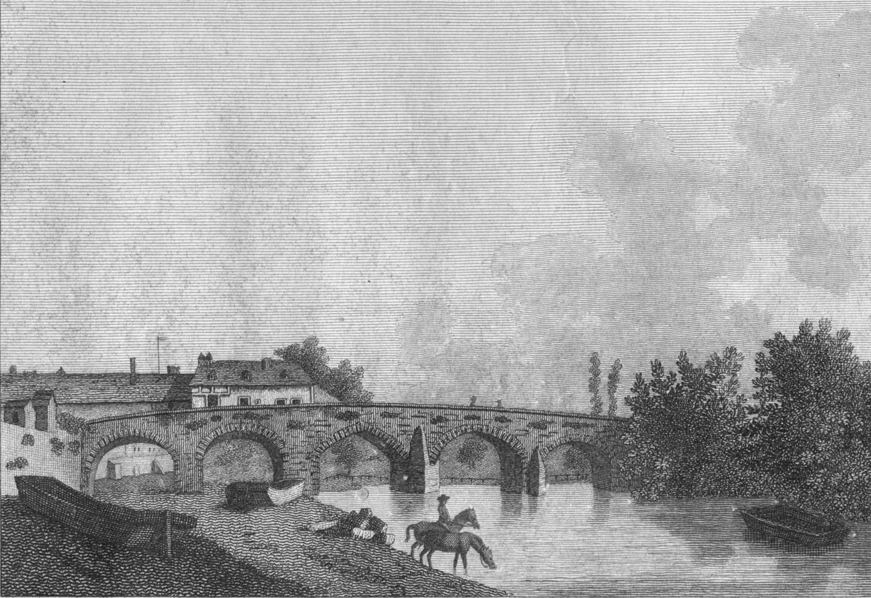 Most Maidstone, Kent. Pl. 2, 1787 autorstwa James Newton