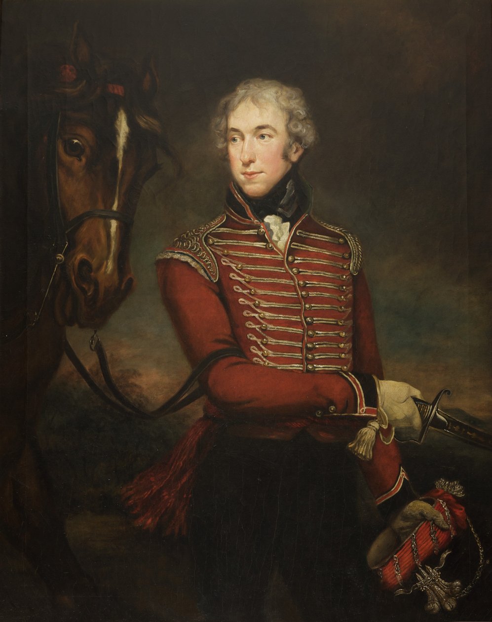 Portret Sir Johna Fleminga Leicestera, Bart., ok. 1802 r. autorstwa James Northcote