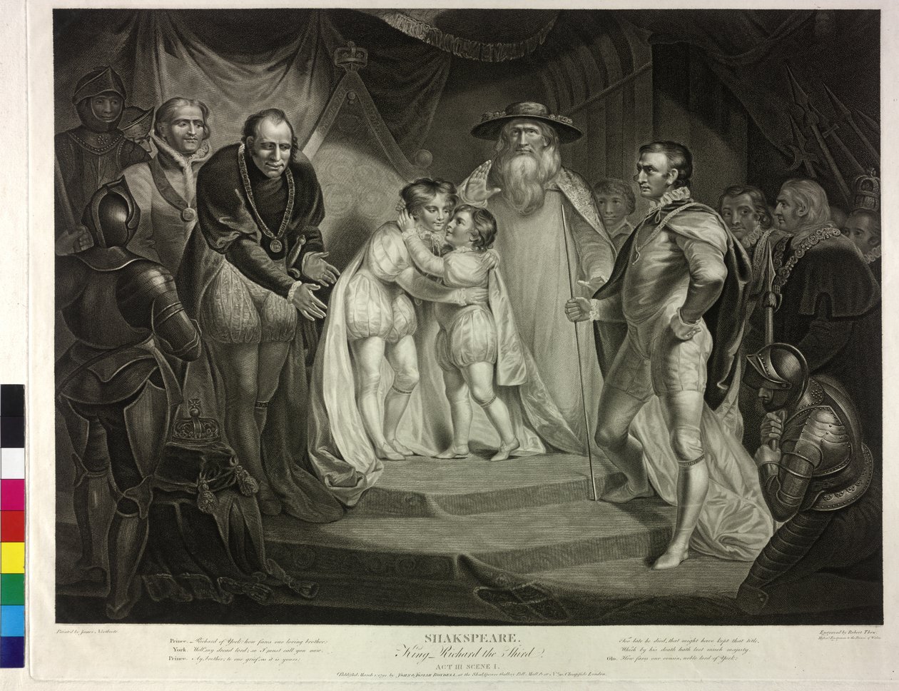 Scenografia William Shakespeare: Król Ryszard III autorstwa James Northcote
