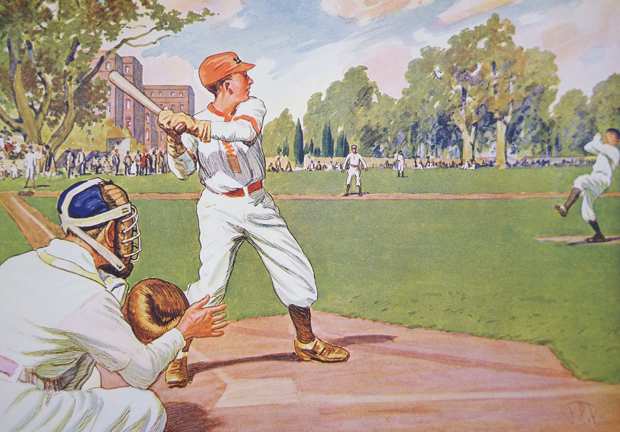 Ivy League College Game w latach 20. (kolor lito) autorstwa James Paterson