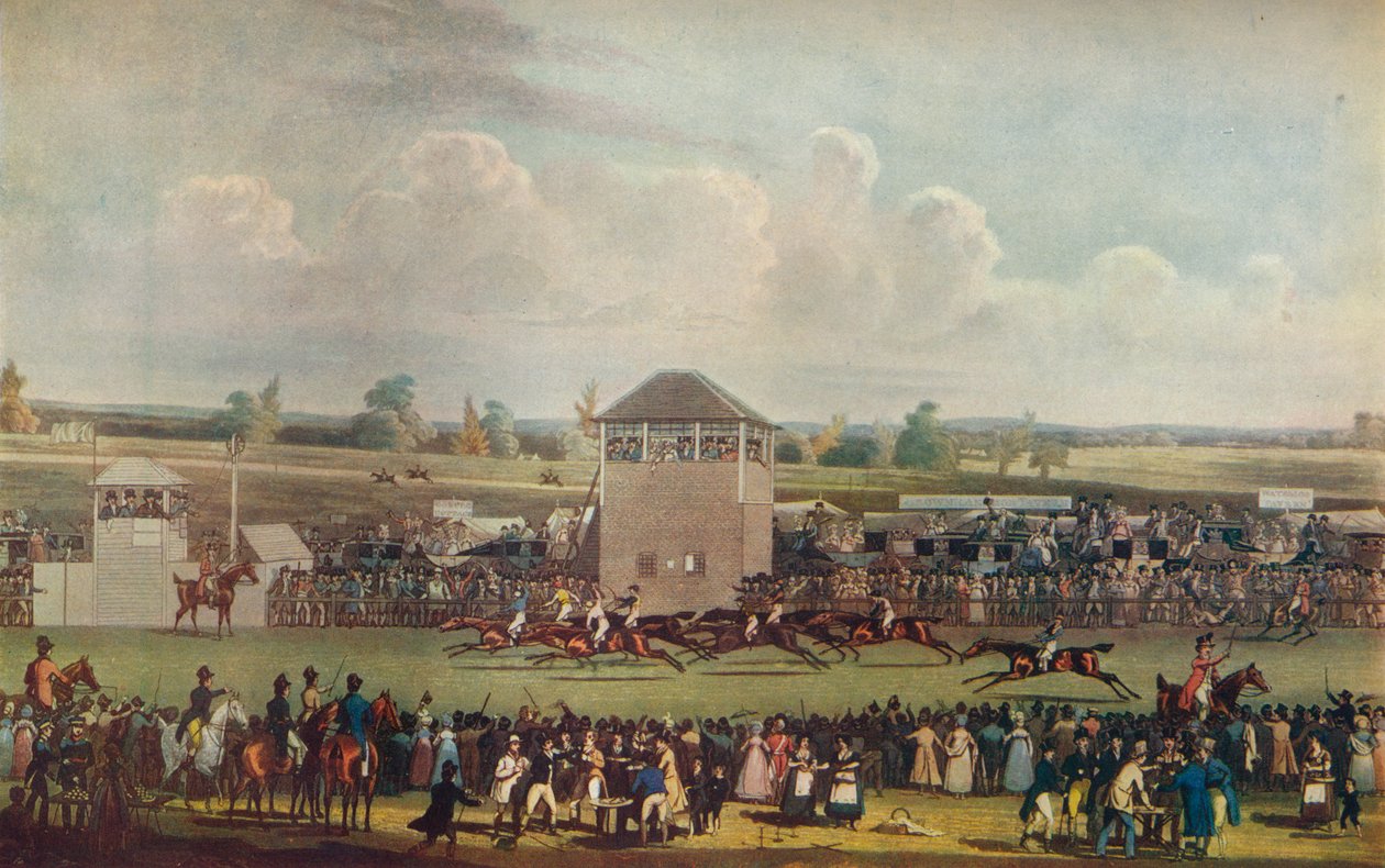 Ascot Heath Races, XIX wiek autorstwa James Pollard