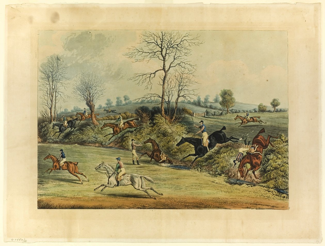 Saint Albans Grand Steeple Chase autorstwa James Pollard