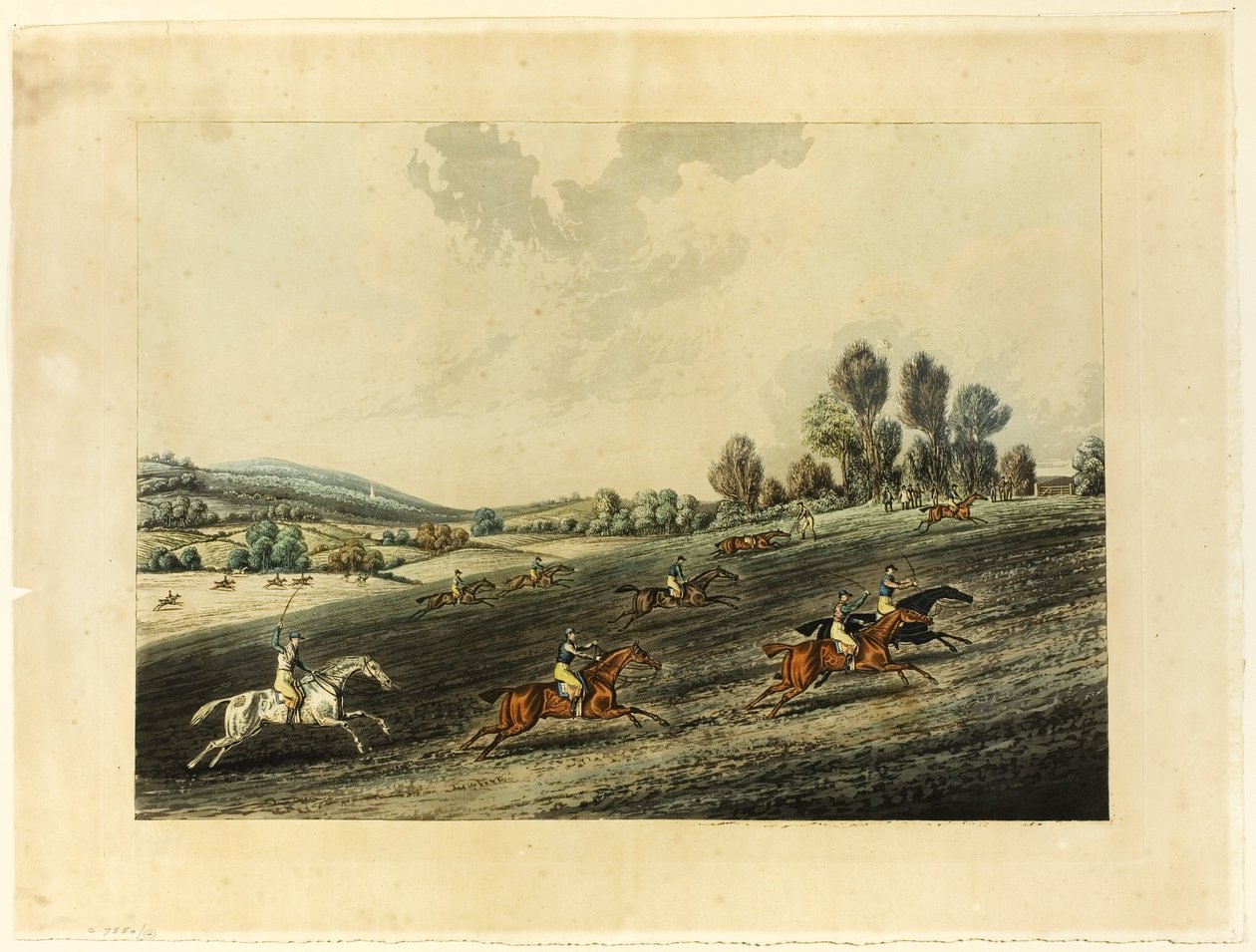 Saint Albans Grand Steeple Chase autorstwa James Pollard