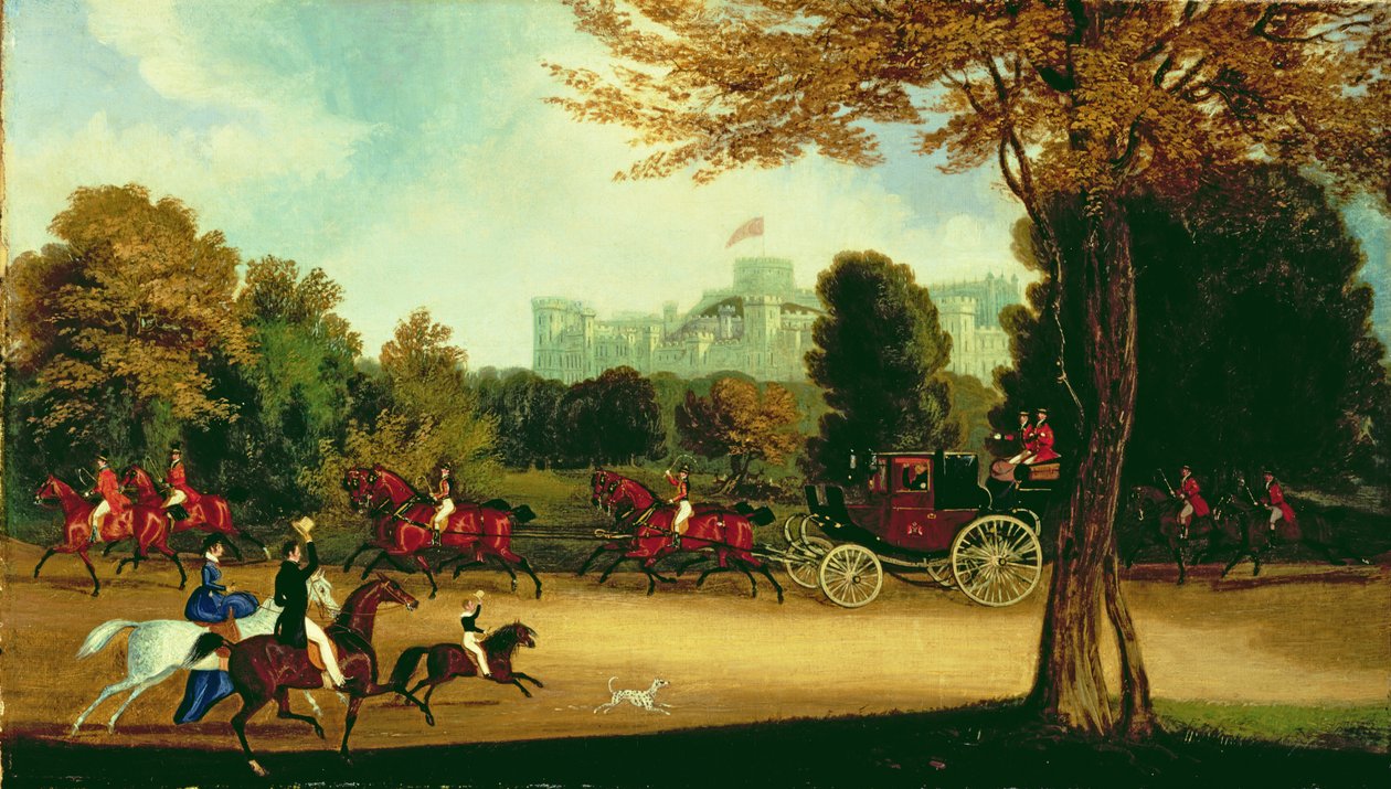William IV jedzie w Windsor Park autorstwa James Pollard